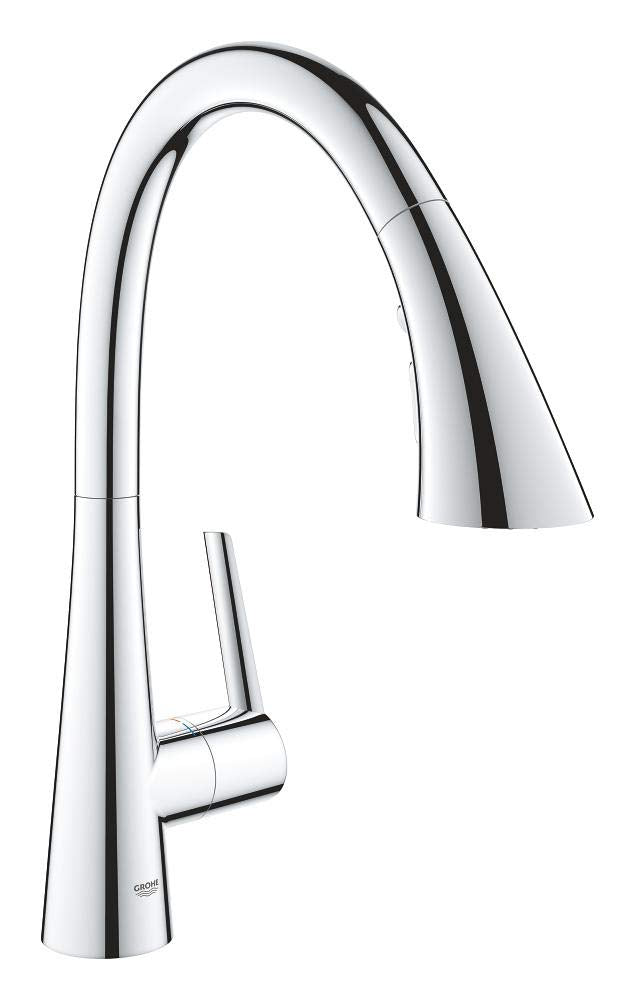 Grohe Zedra Standard Miscelatore Monocomando per Lavello, DN 15, Bocca C, Cromo 32294002