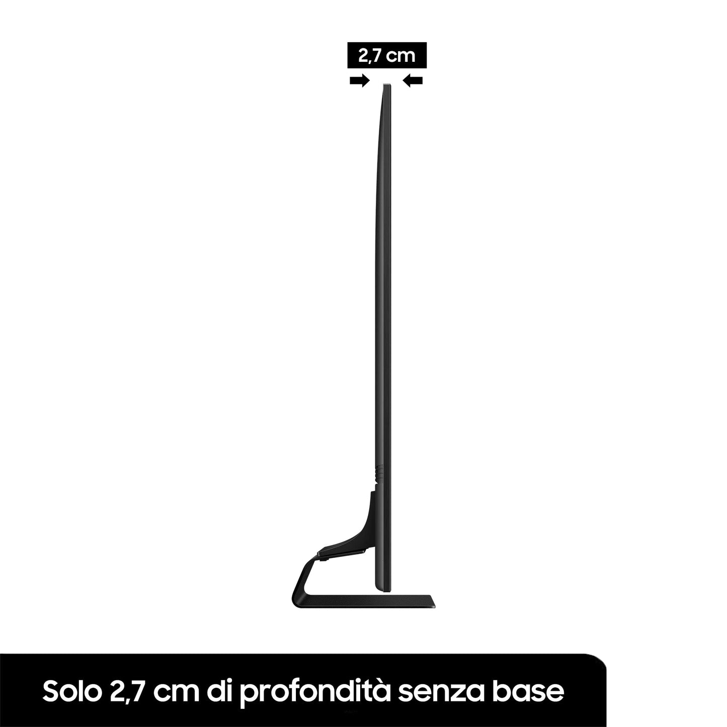 SAMSUNG TV Neo QLED QE85QN90BATXZT, Smart TV 85" Serie QN90B, Neo QLED 4K UHD & Goobay 49892 - Supporto da parete per TV Pro FIXED (XL), da 43" a 100", 75 kg