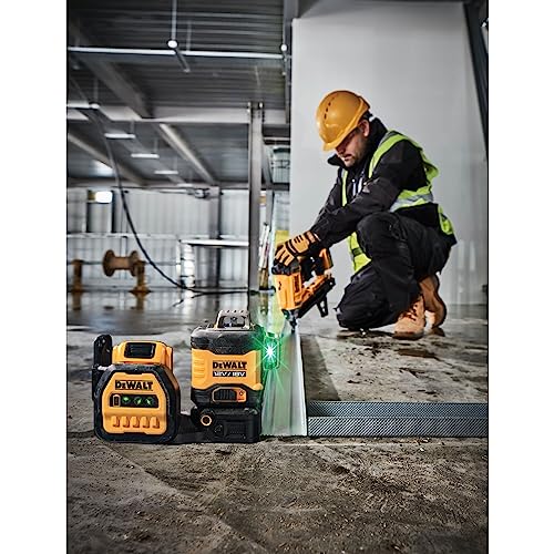 DEWALT DCE089NG18-XJ Laser multilinea raggio verde 12V / 18V XR 3 X 360 - Senza batterie e caricabatterie