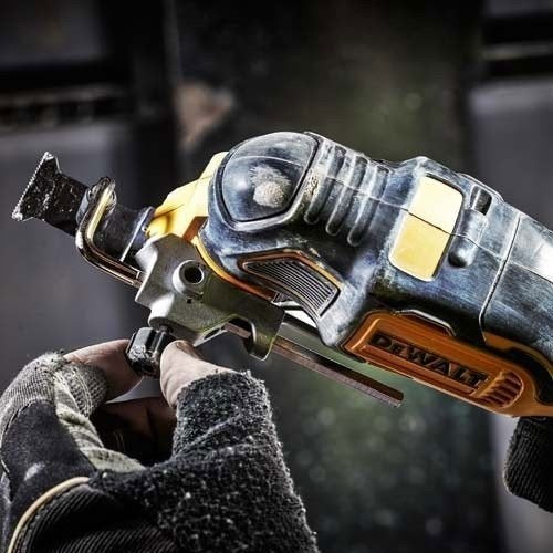 DEWALT DCS355N-XJ Utensile Multi-Funzione ad oscillazione, motore Brushless, in scatola di cartone senza batteria e caricabatterie, 18 volts