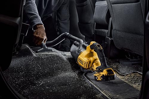 DeWalt DCV501LN-XJ - Aspiratore per solidi classe L XR 18V, Con prolunga per pavimenti e accessori, Include borsa per il trasporto, Senza caricatore/batteria