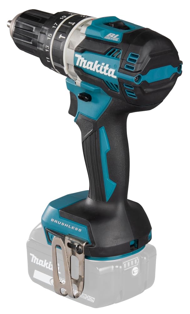 Makita DHP484Z Trapano senza fili con impugnatura a pistola, 18V, Nero/Blu