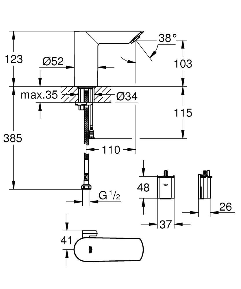 Grohe Miscelatore, Cromo 36451000