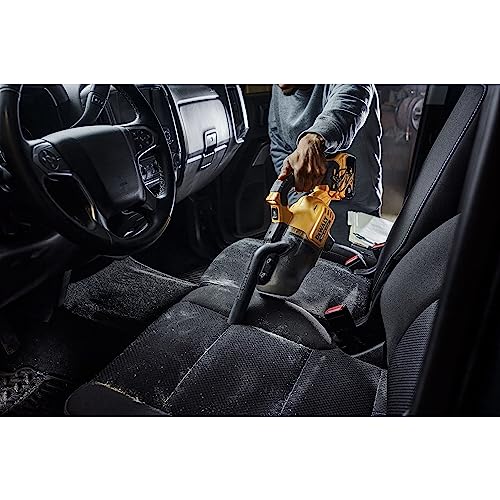 DeWalt DCV501LN-XJ - Aspiratore per solidi classe L XR 18V, Con prolunga per pavimenti e accessori, Include borsa per il trasporto, Senza caricatore/batteria