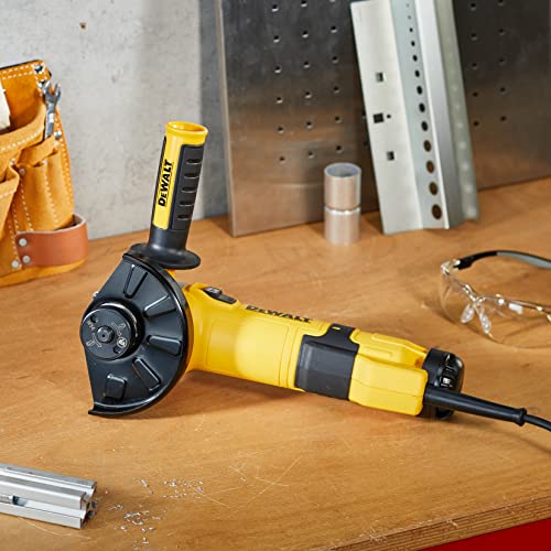 DEWALT DWE4257-QS Smerigliatrice Angolare 125Mm, Potenza 1500W, 2800 - 10500 Giri/Min