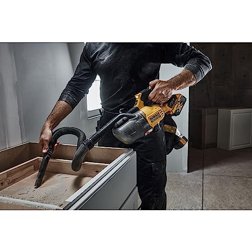 DeWalt DCV501LN-XJ - Aspiratore per solidi classe L XR 18V, Con prolunga per pavimenti e accessori, Include borsa per il trasporto, Senza caricatore/batteria