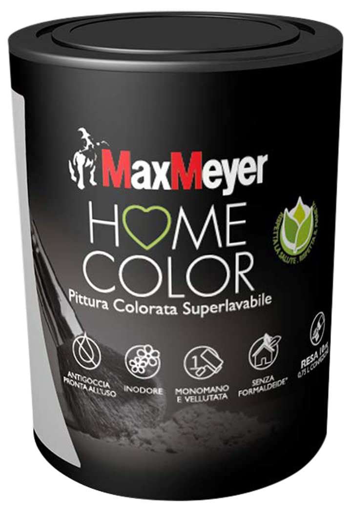 MAXMEYER PITTURA COLORATA SUPERLAVABILE HOME COLOR MINERAL 0,75L