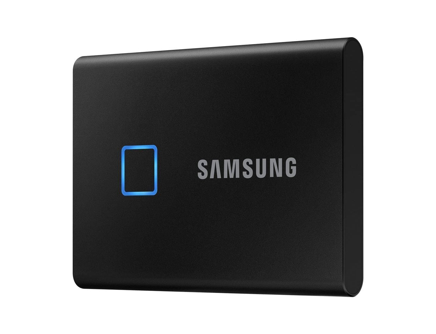 Samsung T7 Touch Portable SSD - 2 TB - USB 3.2 Gen.2 External SSD Metallic Black (MU-PC2T0K/WW)