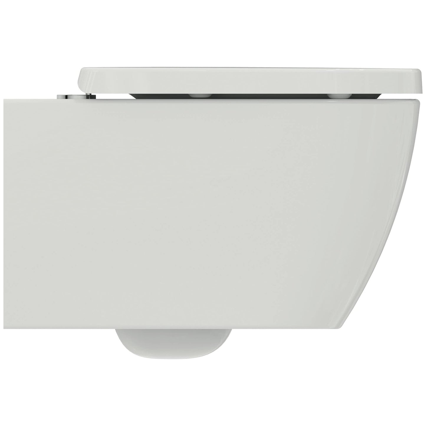 Ideal Standard - i.life B, WC sospeso RimLS+ senza brida completo di copriwater a chiusura rallentata, E-packaging dedicato al trasporto di ceramica, Bianco