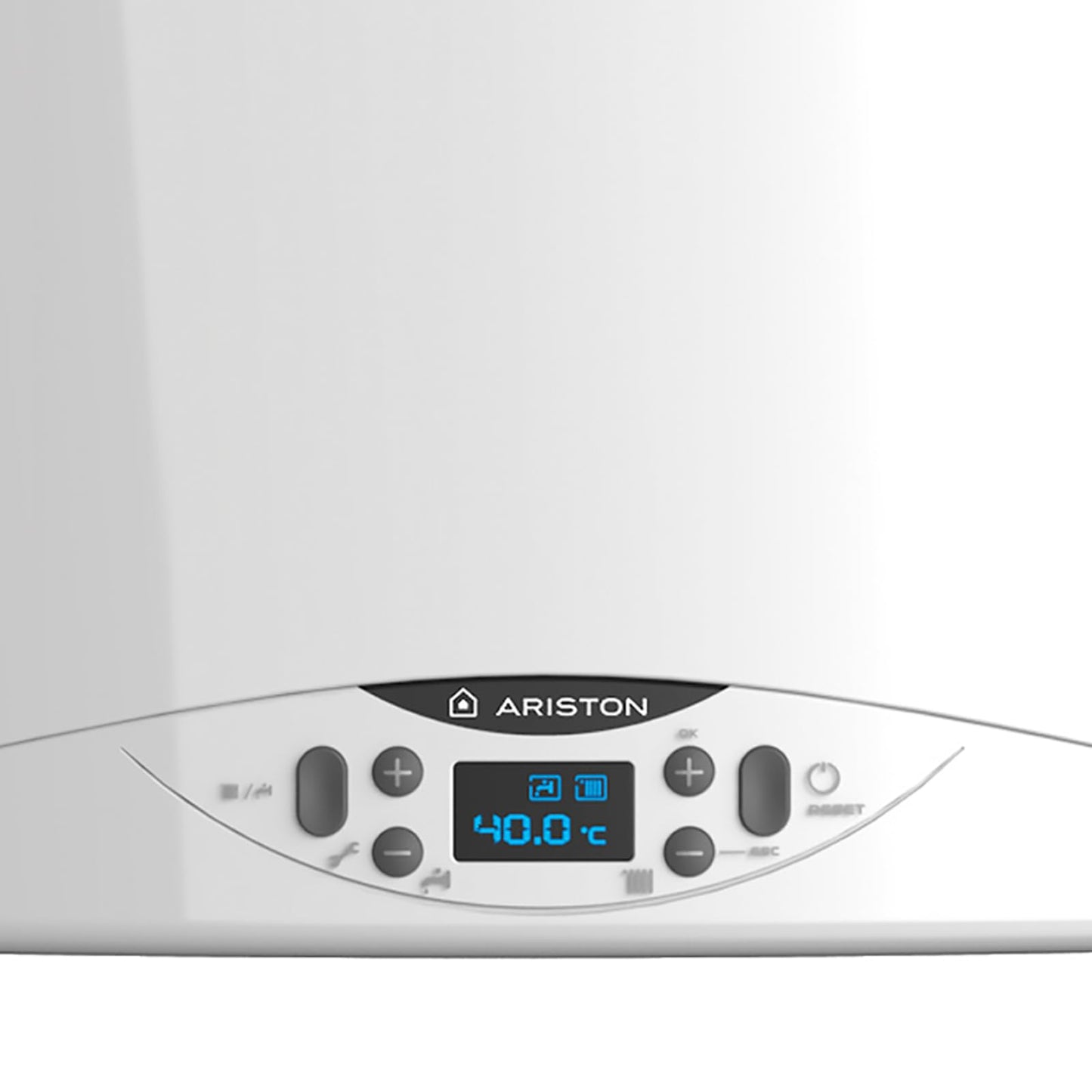 Ariston HS Premium - Caldaia a gas naturale e propano 30 kw con dimensioni ridotte 31,9 x 40 x 74,5 cm, efficiente e silenziosa, caldaia a condensazione prodotta per installazione in Spagna (classe