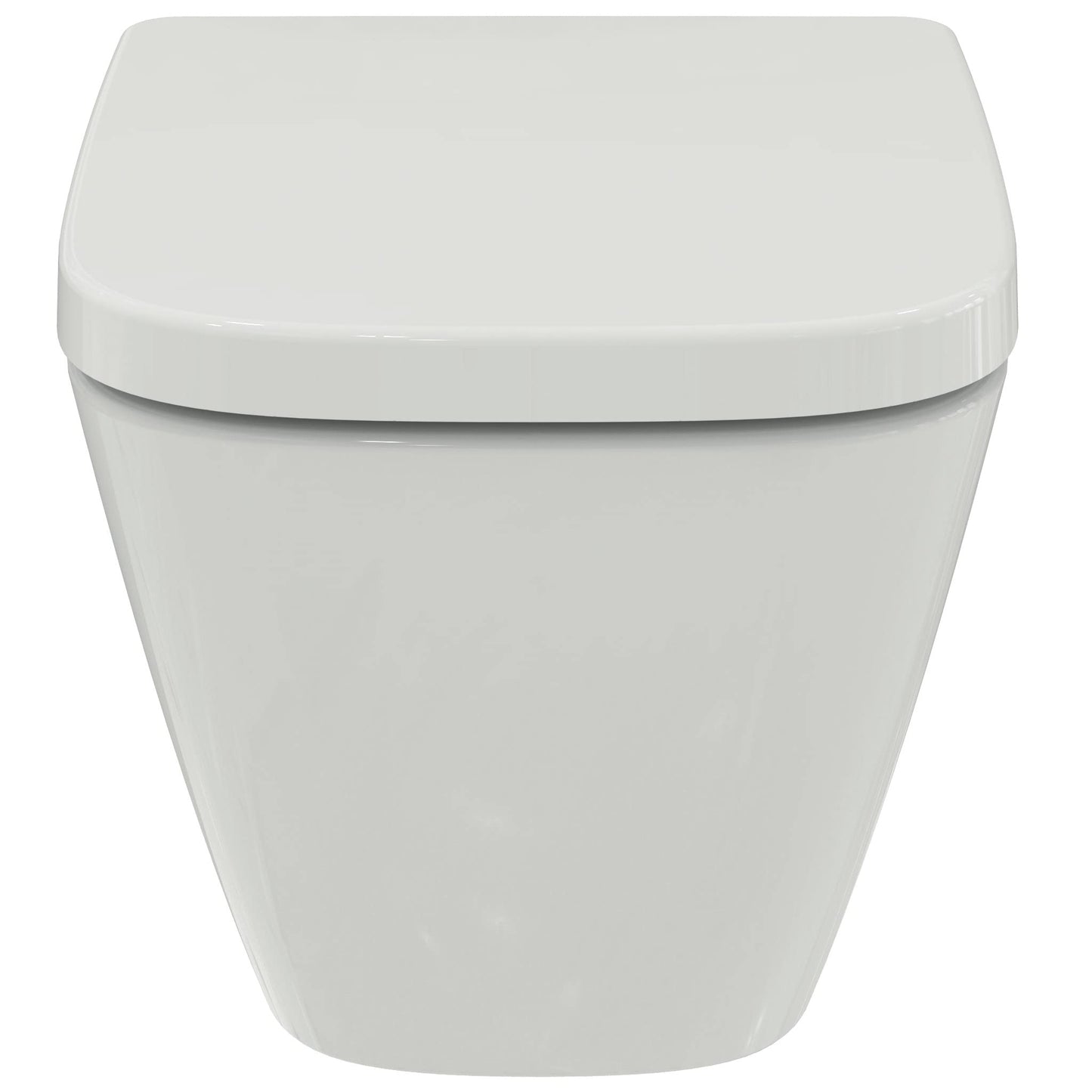 Ideal Standard - i.life B, WC sospeso RimLS+ senza brida completo di copriwater a chiusura rallentata, E-packaging dedicato al trasporto di ceramica, Bianco