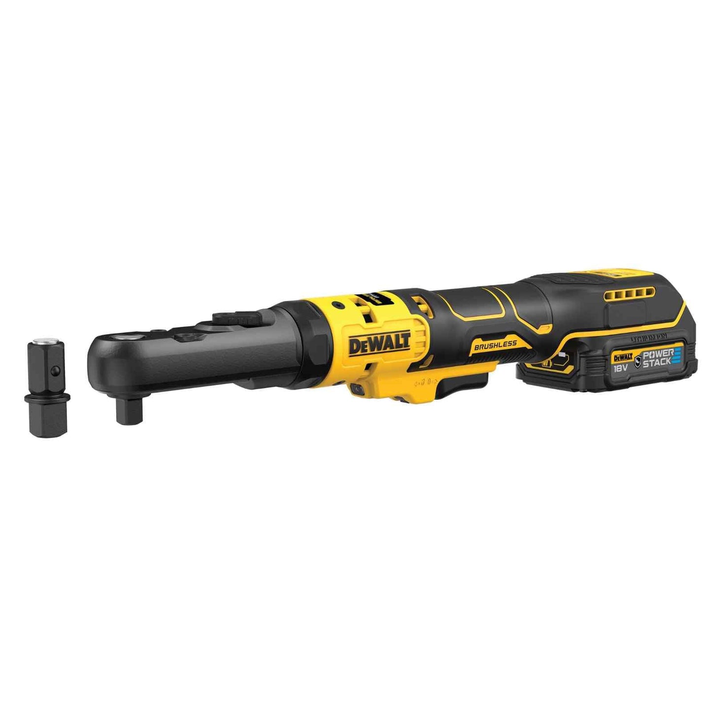 DeWALT Cricchetto a batteria DCF510E2G-QW 12 V, chiave a cricchetto 3/8 e 1/2 con coppia fissa max. 102 Nm