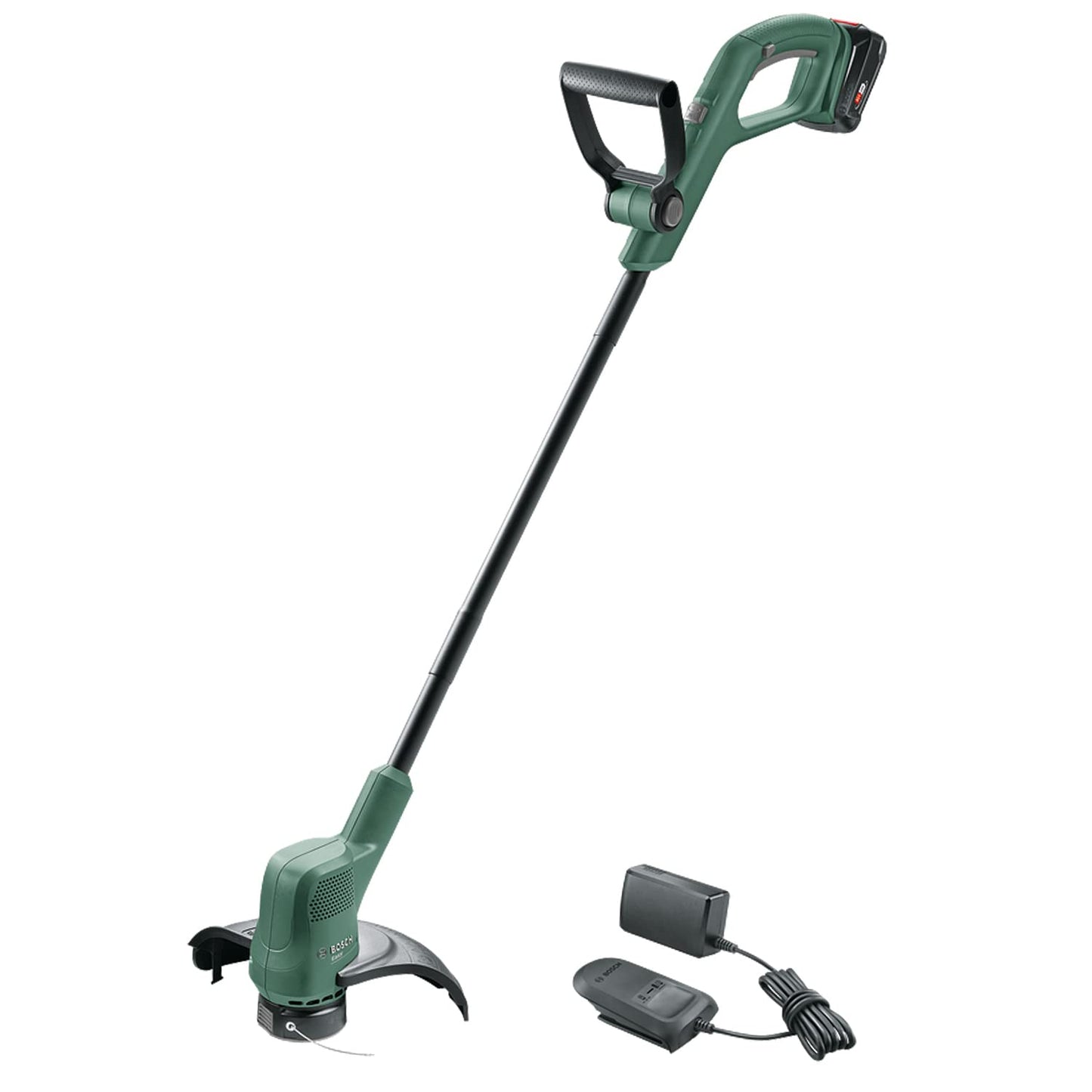 Bosch Tagliabordi a batteria EasyGrassCut 18-230 (1 batteria 2,0 Ah, sistema a 18 Volt, diametro di taglio 23 cm, in scatola di cartone)