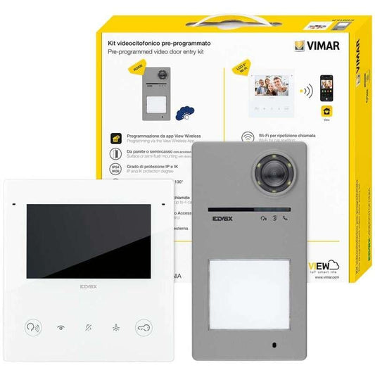 Kit videocitofono monofamiliare vimar K40515.R Tab 5S Up Wi-Fi +40170