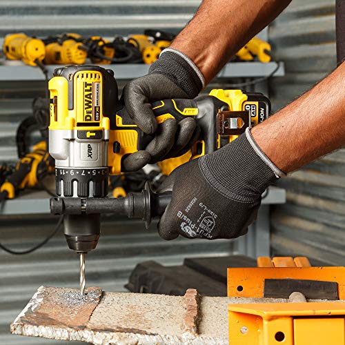 DeWalt DCD996NT-XJ Trapano con Percussione, XRP, 3 Velocità, in TSTAK, senza Batterie e Caricabatteria, Corpo Macchina, Giallo inero, Argento.