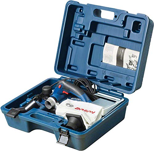 Bosch Professional 06015A4300 Pialletto GHO 26-82 D, Chiave a Brugola, Guida Parallela, Sacchetto Polvere in Stoffa con Cassetta, 710 watts, 230 volts, Blu