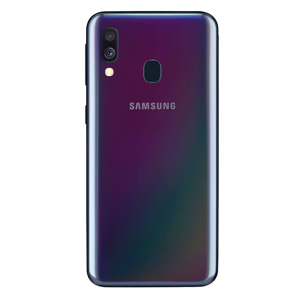 Samsung Galaxy A40 Smartphone, Display 5.9" Super AMOLED, 64 GB Espandibili, RAM 4 GB, Batteria 3100 mAh, 4G, Dual Sim, Android 9 Pie, [Versione Italiana], Nero