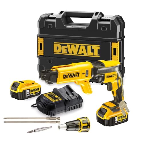 DEWALT, DCF620P2K-QW, 18 V / 5 Ah rivista cartongesso cacciaviti