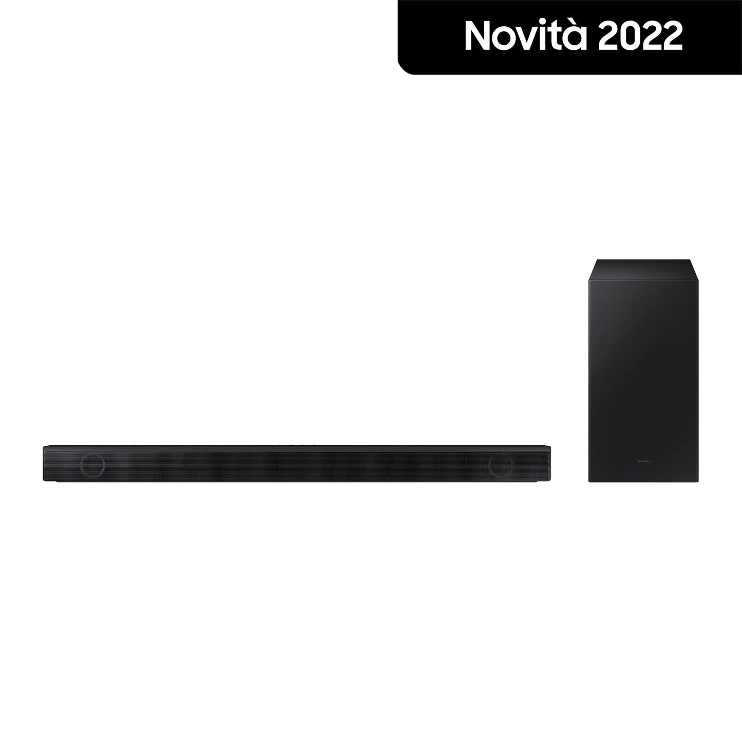 Samsung Soundbar HW-B530/ZF con Subwoofer, 2.1 Canali 360W 2022, Bassi Profondi, Effetto Surround, Suone Ottimizzato, Unico Telecomando