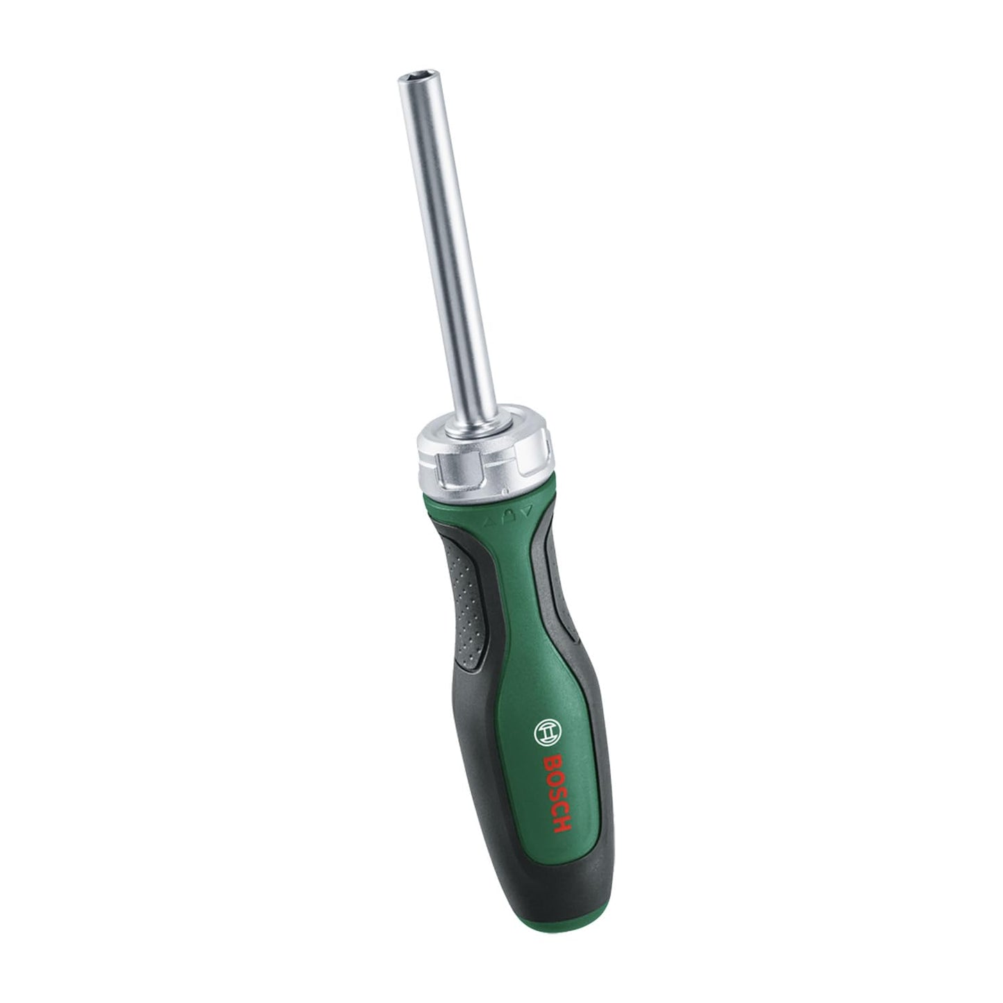 Bosch Set di avvitatori a cricchetto 19 pezzi (ad alta coppia, coppia massima 36 Nm, ingranaggio a 36 denti, portapunte magnetico, impugnatura morbida ergon., 18 punte d'acciaio S2, clip)