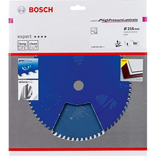 Bosch Accessories Lama per sega circolare High-Pressure Laminate per laminato ad alta pressione, 216 x 30 x 2.8 mm, accessorio per sega circolare