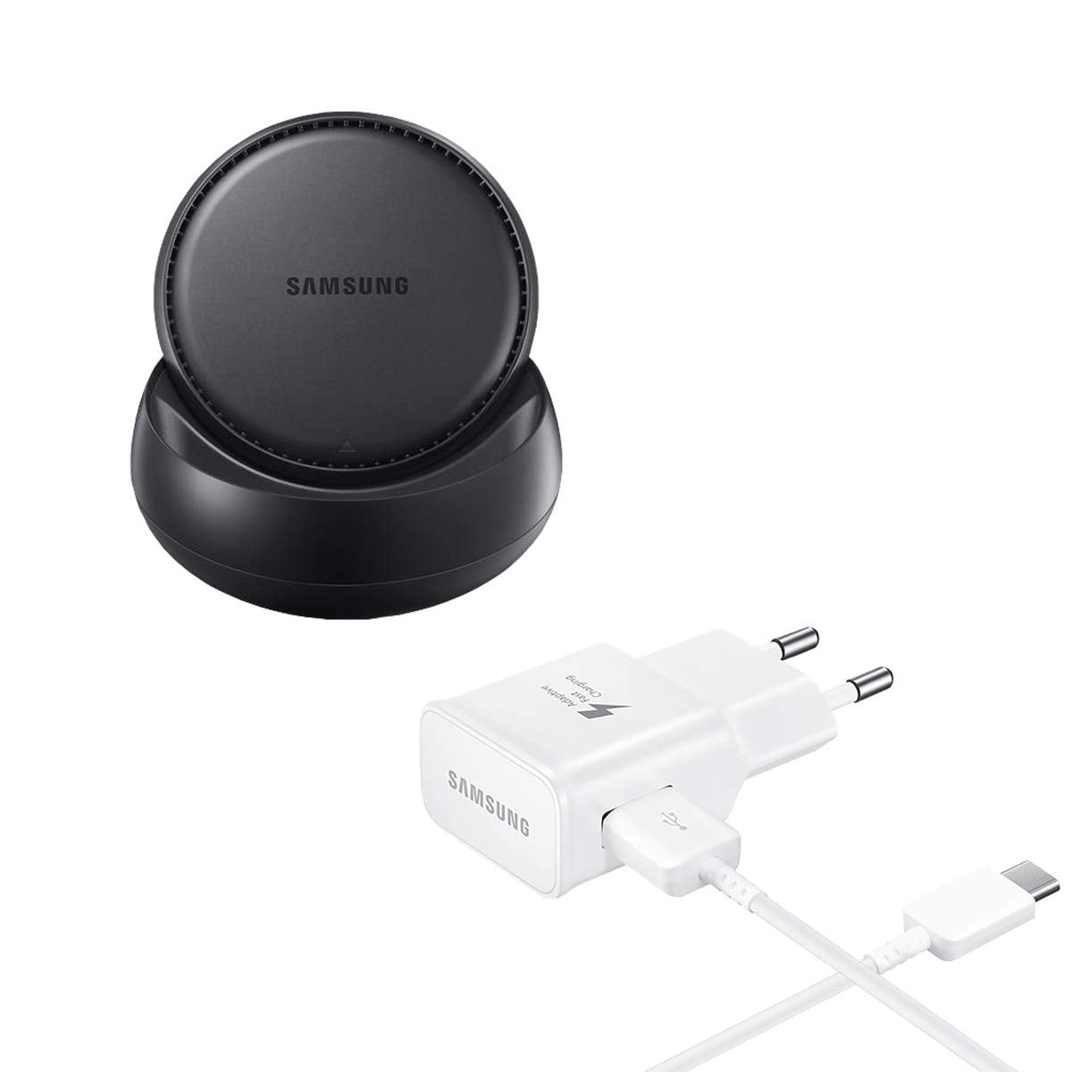 Samsung DeX Station - Stazione di Ricarica per S8/S8+ con Caricatore, Nero [Versione Italiana]