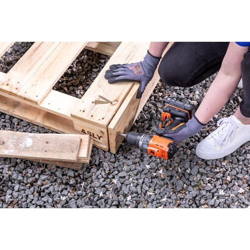 BLACK+DECKER POWERCONNECT™ 18V Trapano avvitatore a batteria con 2 batterie da 2,0Ah, caricatore da 1A e kitbox, BCD382D2XK-QW