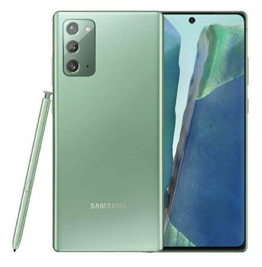 Samsung Galaxy Note20 5G Smartphone, Display 6.7" Super AMOLED Plus FHD+, 3 fotocamere posteriori, 256GB, RAM 8GB, Batteria 4300 mAh, Dual Sim + eSim, Android 10, Mystic Green [Versione Italiana]