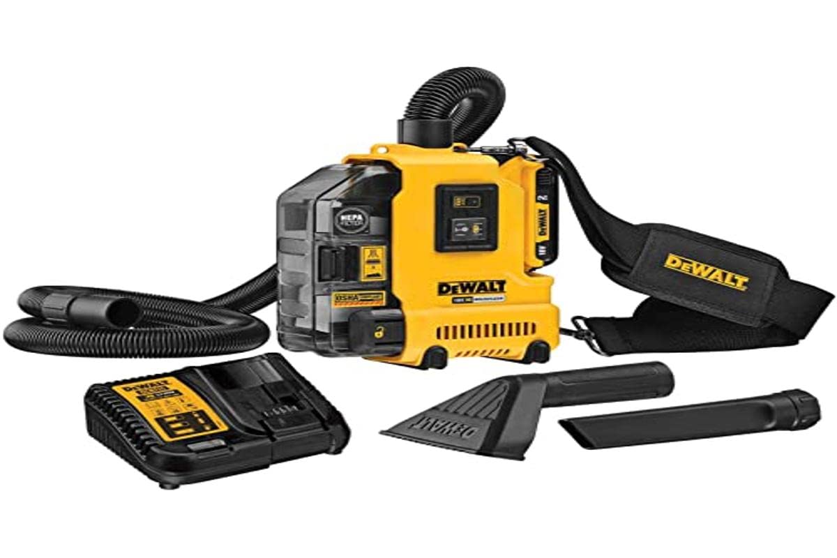 DeWalt DWH161D1-QW, aspirapolvere universale senza fili, nero/giallo