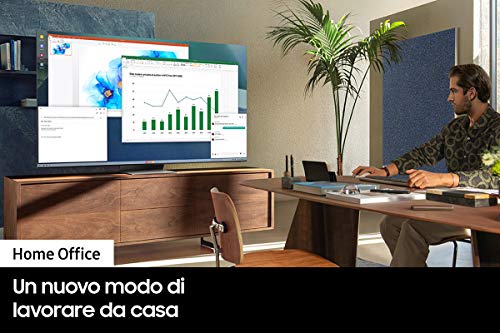 Samsung TV UE50AU8070UXZT, Smart TV 50" Serie AU8000, Modello AU8070, Crystal UHD 4K, Alexa integrato, Nero, 2021, DVB-T2 [Efficienza energetica classe G]