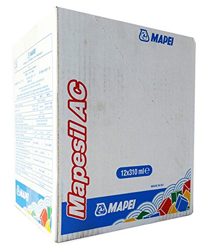 Mapesil Sigillante siliconico resistente alla muffa AC Beige 2000 132 (Qtà in scatola)