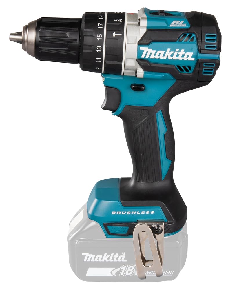 Makita DHP484Z Trapano senza fili con impugnatura a pistola, 18V, Nero/Blu