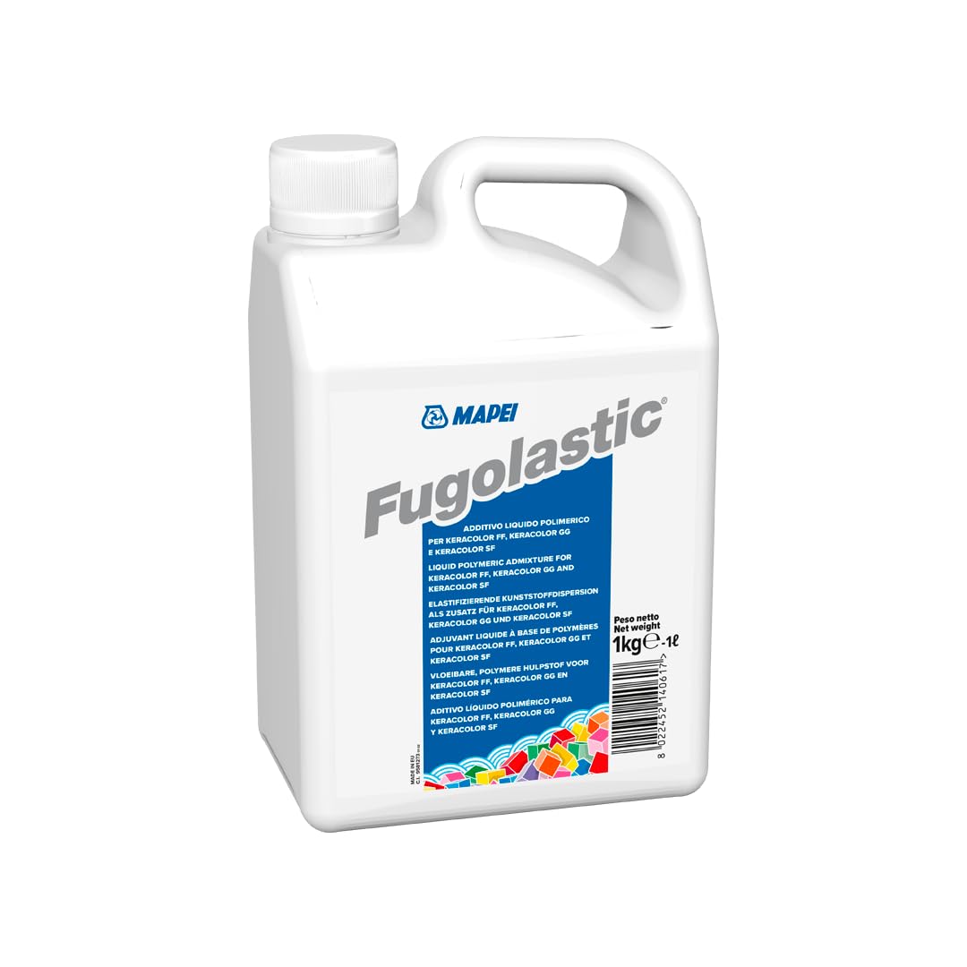 Mapei Fugolastic - Additivo liquido polimerico per impasto Malta per Fughe della linea Keracolor - Tanica Lt 1