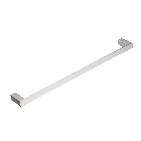 Portasciugamani 40 cm a parete polacco, nichel spazzolato, acciaio INOX sus 304, asciugamano da bagno bar, Beelee ba8501 N-40