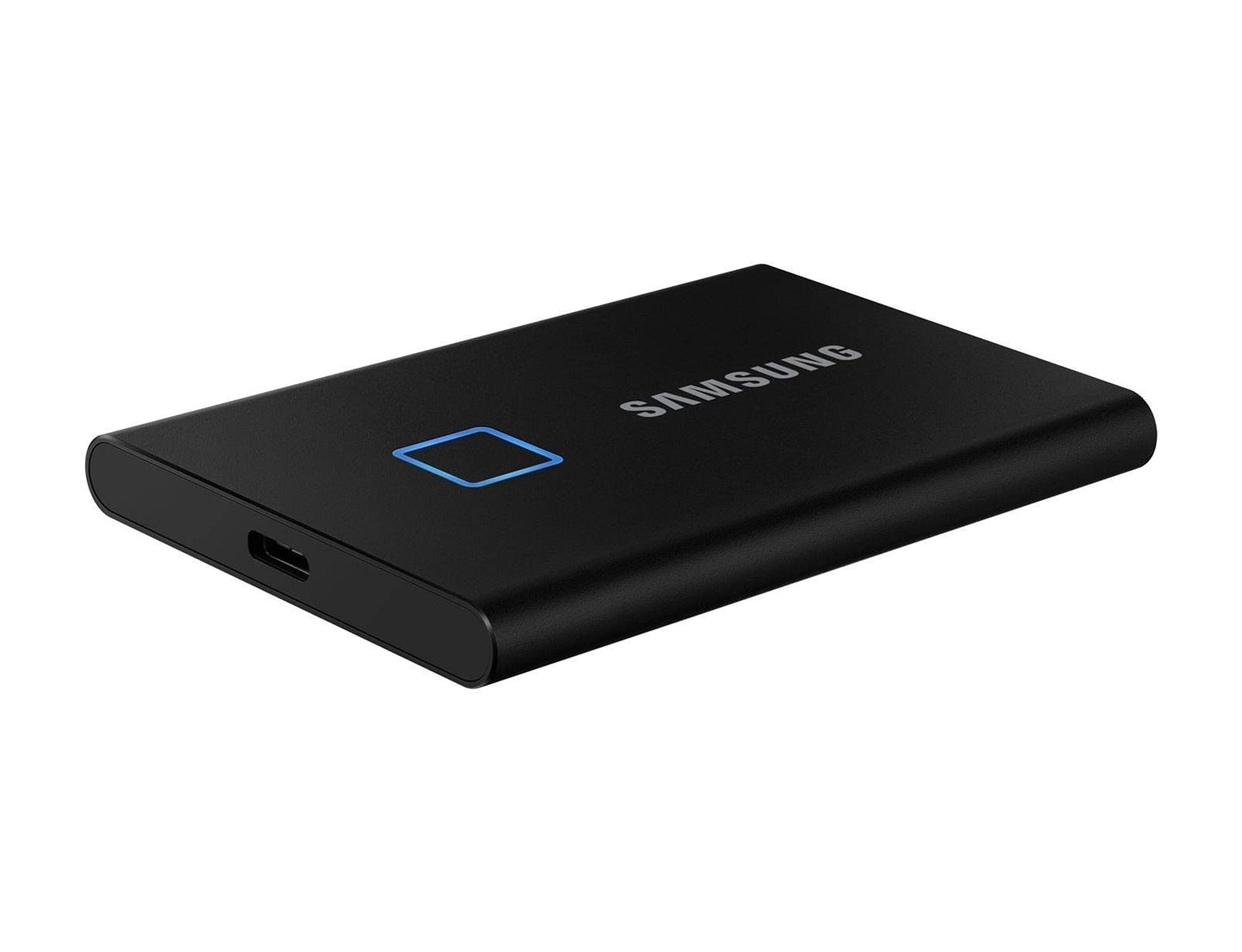 Samsung T7 Touch Portable SSD - 2 TB - USB 3.2 Gen.2 External SSD Metallic Black (MU-PC2T0K/WW)