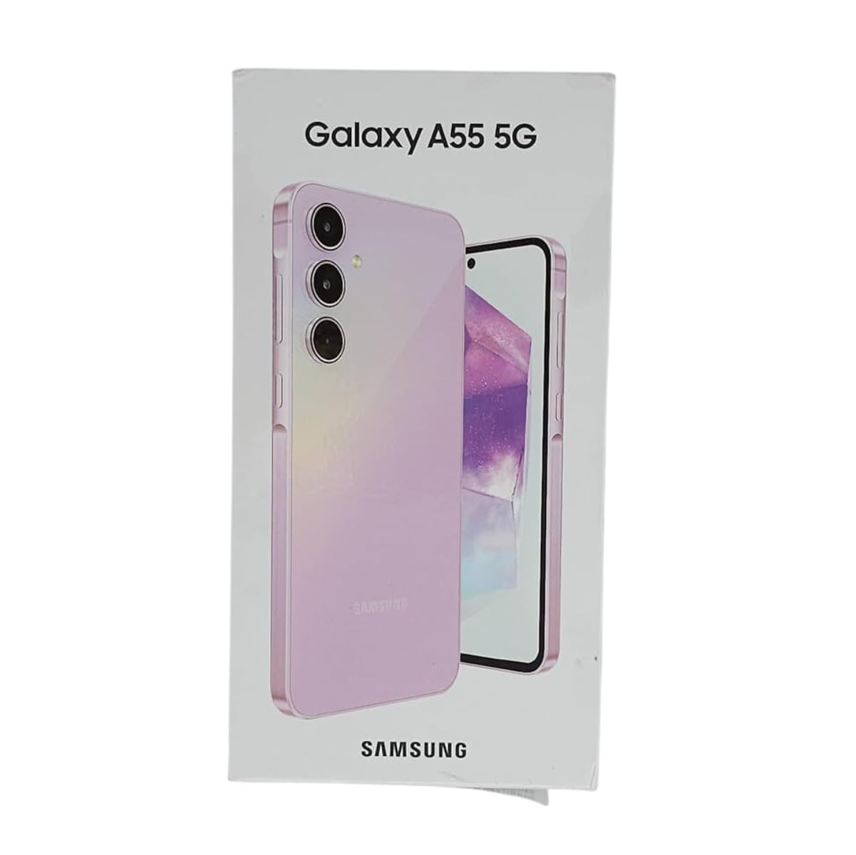 Samsung Galaxy A55 5G, Dual, 128GB 8GB Ram, Awesome Lilac, A556BLVAEUB, Black