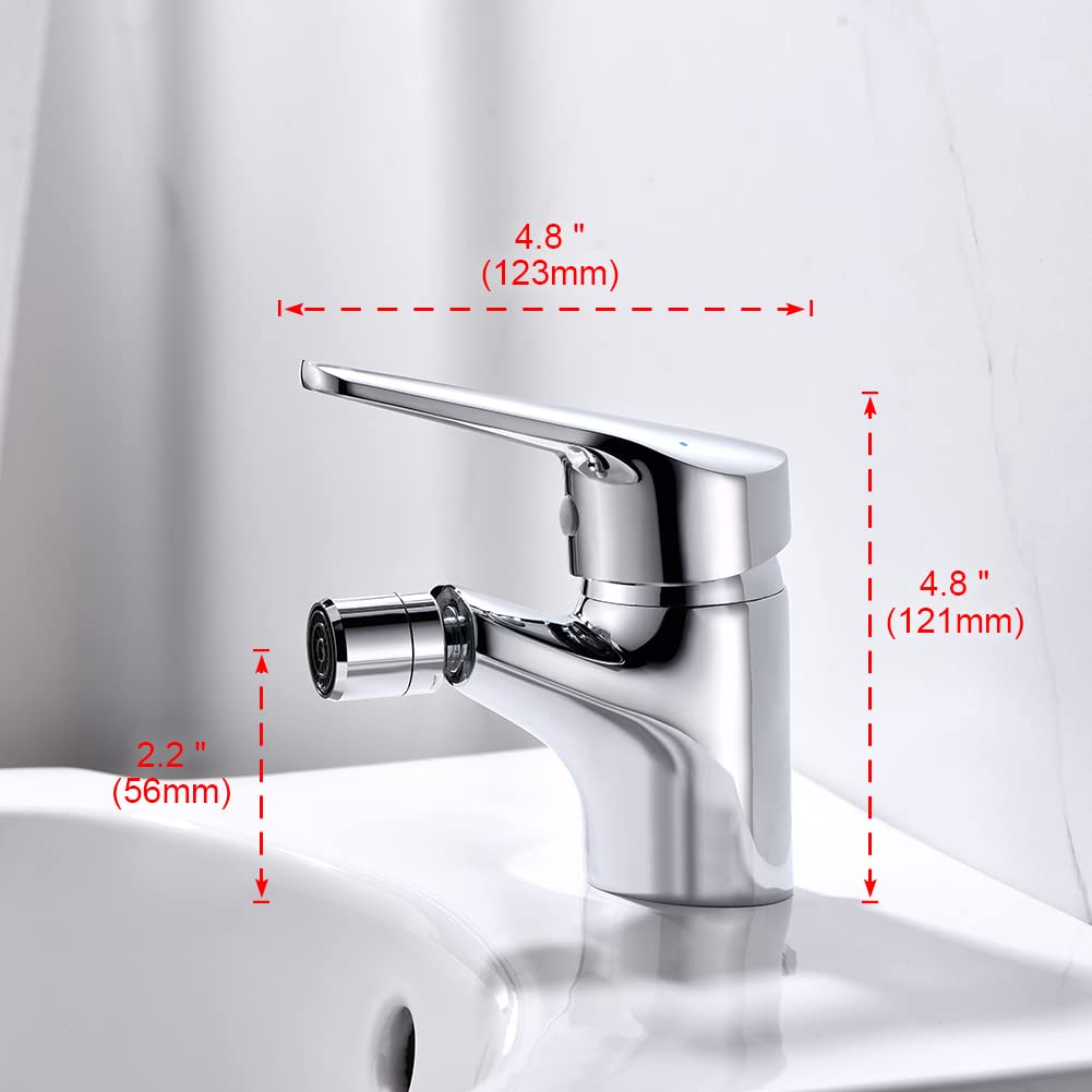 Ibergrif M15050-Roma Bidè per Lavabo Rubinetto per Bagno, Cromo