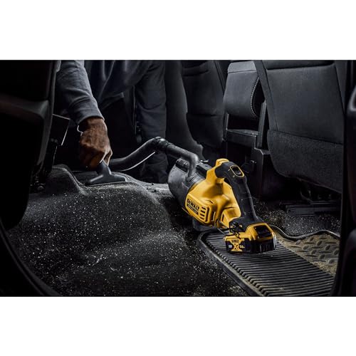 DeWalt DCV501LN-XJ - Aspiratore per solidi classe L XR 18V, Con prolunga per pavimenti e accessori, Include borsa per il trasporto, Senza caricatore/batteria