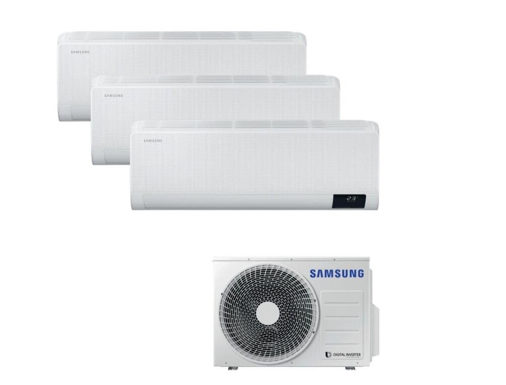 SAMSUNG WINDFREE C-NEXT CONDIZIONATORE AJ052TXJ3KG TRIAL SPLIT 7000+7000+12000 BTU WIFI A++