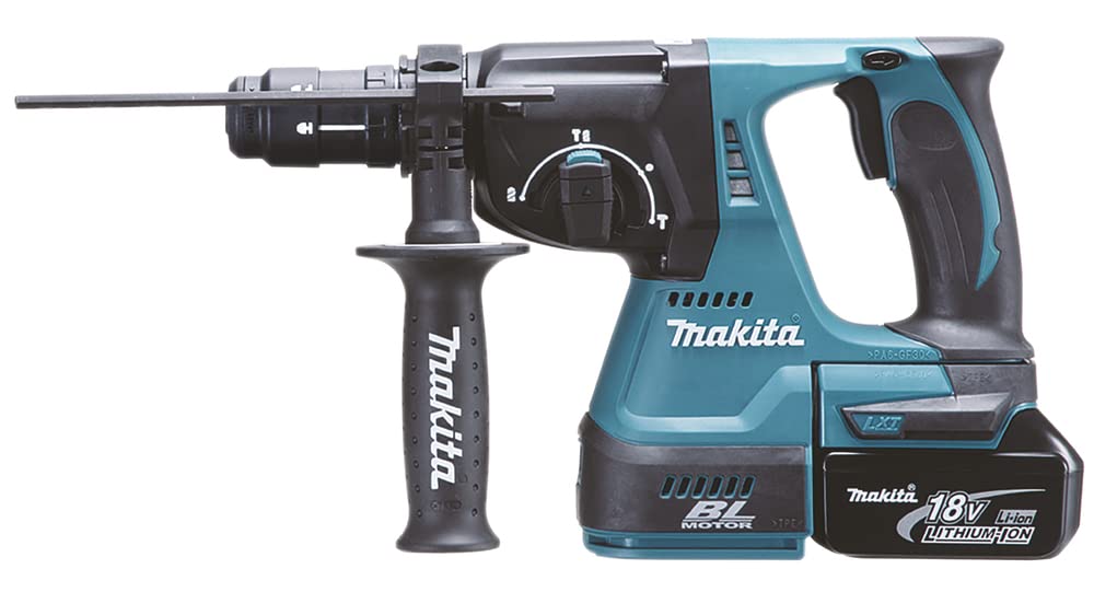 Combo DTD153+DHP486+DGA513 BL 18V LXT 5Ah 3 bat. MakPac marca Makita