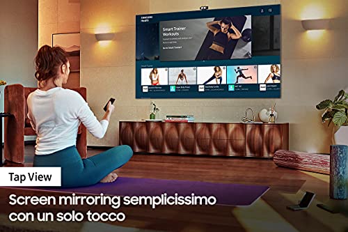 SAMSUNG QE85QN800AATXZT Smart TV 85" Neo QLED 8K, Ultra HD, Processore Neo Quantum 8K con IA, Quantum HDR, OTS+, HDMI 2.1, Wi-Fi, Infinity One design, Stainless Steel, 2021, Alexa, Google Assistant