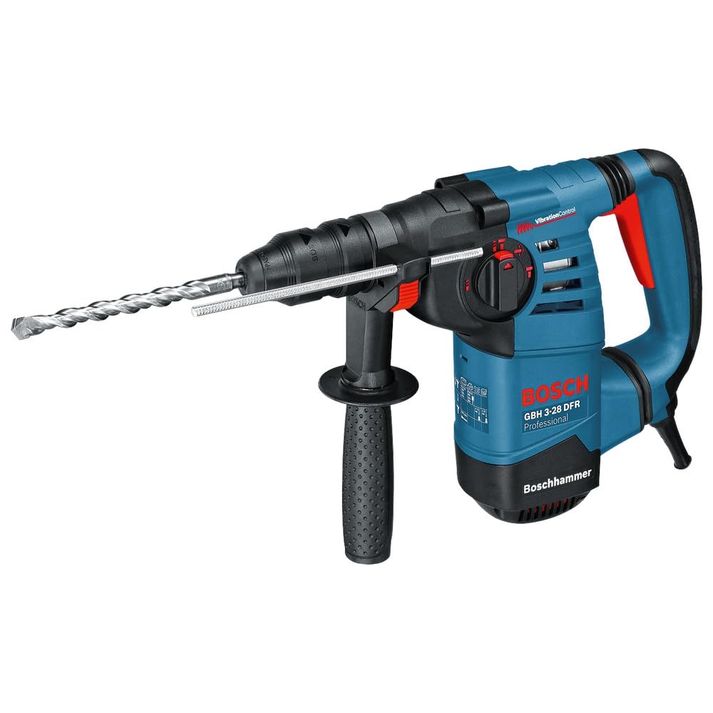 Bosch Professional 061124A000 Martello Perforatore GBH 3-28 DFR, Potenza del Colpo Max: 3.1 J, Mandrino Intercambiabile SDS Plus, W, 800 Watt