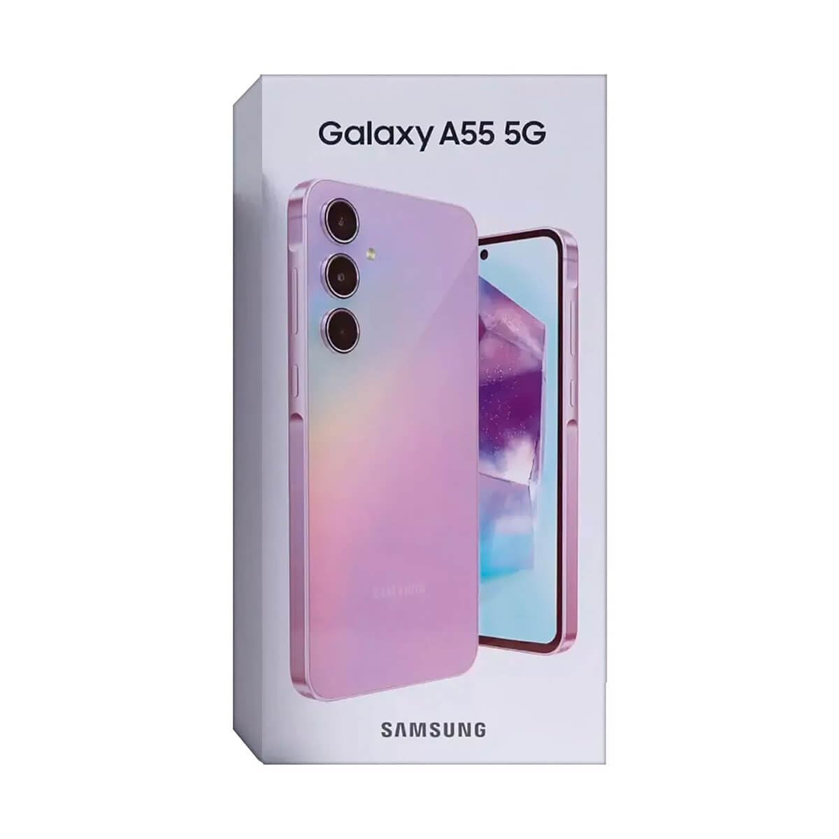 Samsung Galaxy A55 5G, Dual, 128GB 8GB Ram, Awesome Lilac, A556BLVAEUB, Black