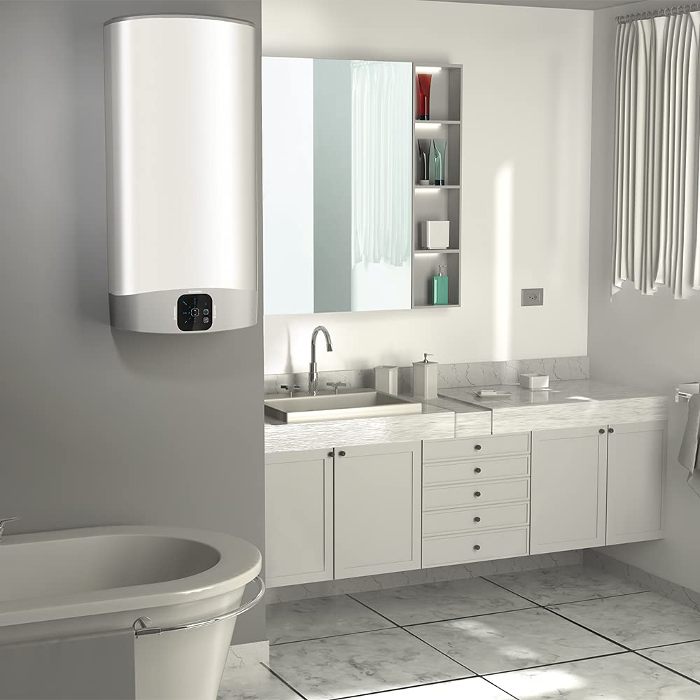 Ariston Scaldacqua Elettrico Velis Evo 50 L, ‎Bianco, 50.6 X 27.5 X 77.6 Cm