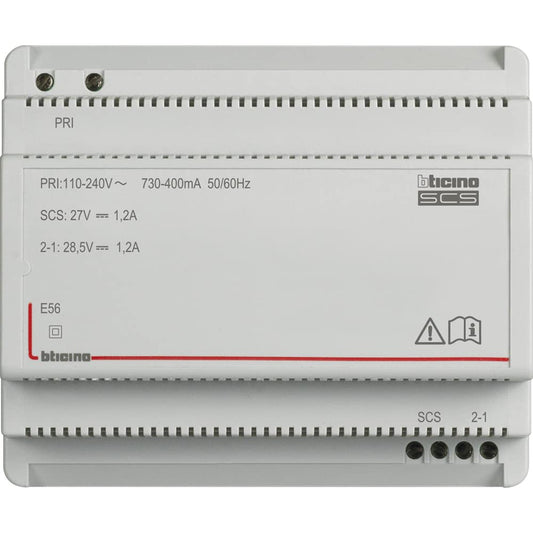 Alimentatore per BUS-SCS Bticino My Home 27Vdc-1.2A - E56