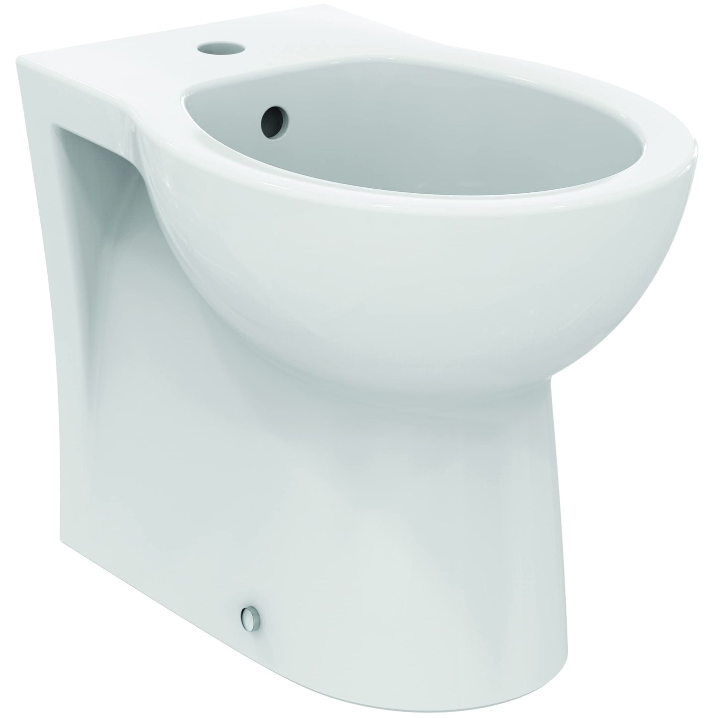 Ideal Standard - Eurovit, Bidet a terra universale per installazione filo parete, Bianco