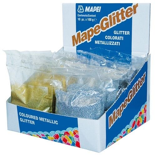 Glitter metallizzato 100gr Mapeglitter Mapei - Colore: ARGENTO