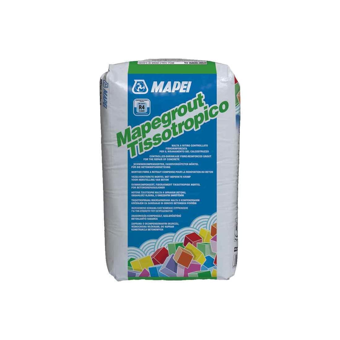 MAPEI Mapegrout Tissotropico Kg.25 malta a ritiro fibrorinforzata