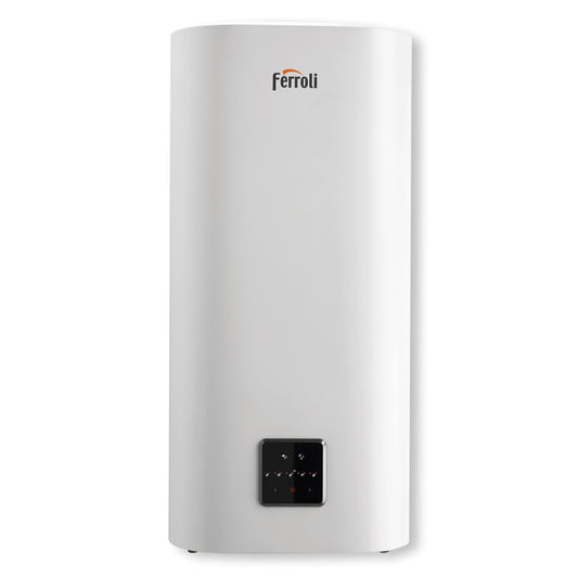 Ferroli TITANO TWIN GRZ57JKA Scaldacqua elettrici slim compatto a doppio serbatoio con wifi - wireless - wi-fi (100 Litri)