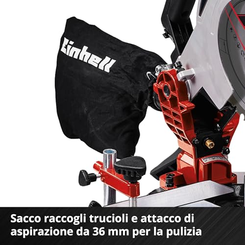 Einhell Troncatrice TE-MS 18/210 Li - Solo Power X-Change (Li-Ion, 18 V, 3000/min, lama in metallo duro, senza batteria e caricabatteria)